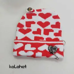 کلاه بافت رنگی زنجیردار پرسینگی - عمده (KLT-2040) – کلاهت