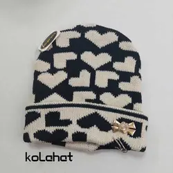 کلاه بافت رنگی زنجیردار پرسینگی - عمده (KLT-2040) – کلاهت