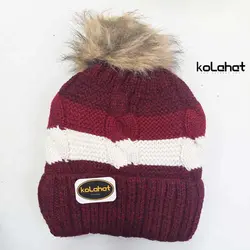 کلاه بافت لبه دار پسرانه - عمده (KLT-1924)
