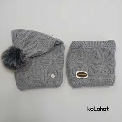 کلاه و شال گردن زنانه رینگی - عمده (KLT-2109) &ndash; کلاهت