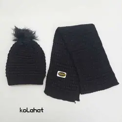 کلاه و شال گردن شیطونی زنانه - عمده (KLT-2136) – کلاهت