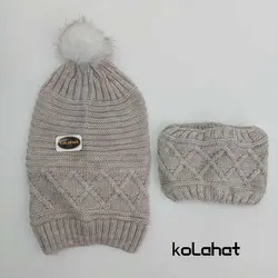 کلاه و شال گردن زنانه رینگی (KLT-D2124)