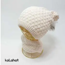 کلاه و شال گردن رینگی داخل خز - عمده (KLT-2124) &ndash; کلاهت