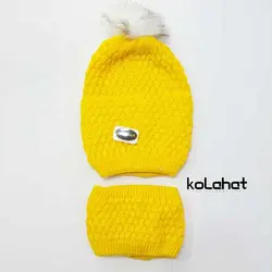 کلاه و شال گردن رینگی داخل خز - عمده (KLT-2124) &ndash; کلاهت