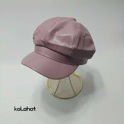 کلاه کاپیتانی زنانه چرم (KLT-T2162) – کلاهت