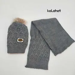 کلاه و شال گردن زنانه (KLT-T2182) – کلاهت