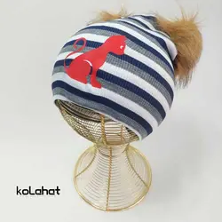 کلاه تریکو بچگانه راه راه - عمده (KLT-2094)