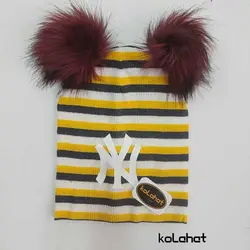 کلاه تریکو بچگانه راه راه - عمده (KLT-2094)