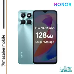 گوشی موبایل انر مدل Honor X6A دوسیمکارت رام 4 حافظه 128 گیگابایت+ گوگل پلی سرویس