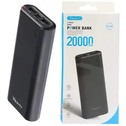 شارژر همراه وریتی مدل V-PA117-20B ظرفیت 20 هزار میلی آمپر ساعت