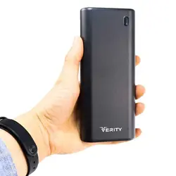 شارژر همراه وریتی مدل V-PA117-20B ظرفیت 20 هزار میلی آمپر ساعت