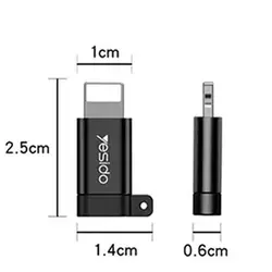مبدل microUSB به لایتنینگ یسیدو مدل GS05