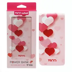 شارژر همراه تسکو مدل TP 836 ظرفیت 10000 میلی آمپر ساعت