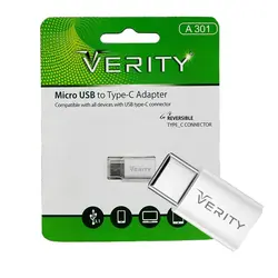 مبدل microUSB به USB-C وریتی مدل A301