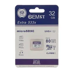 کارت حافظه جم اس تی مدل Extra 533x ظرفیت 32 گیگابایت
