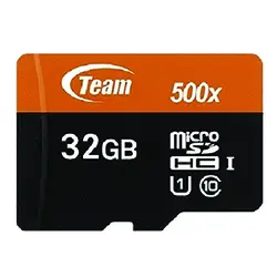 کارت حافظه microSDHC تیم گروپ ظرفیت 32 گیگابایت به همراه آداپتور SD