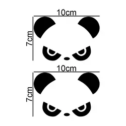 برچسب بدنه خودرو طرح پاندا پشت آینه ماشین بسته 2 عددی