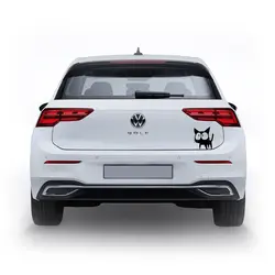 برچسب بدنه خودرو طرح گربه کد b201