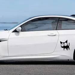 برچسب بدنه خودرو طرح گربه کد b201