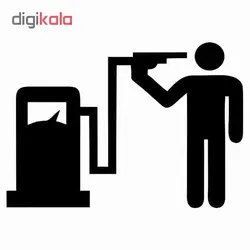 برچسب بدنه خودرو طرح باک بنزین کد 42