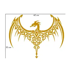 برچسب بدنه خودرو مدل اژدها کد 4233