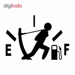 برچسب بدنه خودرو طرح باک بنزین کد 44