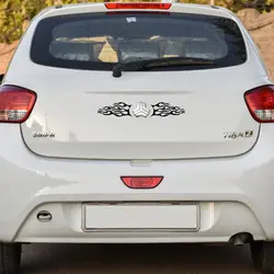 برچسب بدنه خودرو طرح بغل لوگو ماشین کد M229 بسته دو عددی