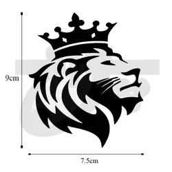 برچسب بدنه خودرو طرح شیر و تاج