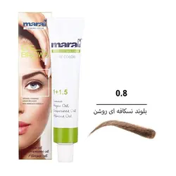 رنگ ابرو مارال شماره 8 رنگ بلوند نسکافه ای روشن - صد قلم