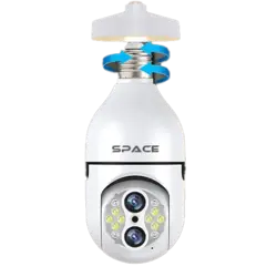 دوربین لامپی دو لنز SPACE با اپلیکیشن گوشی + مکالمه ۲ طرفه