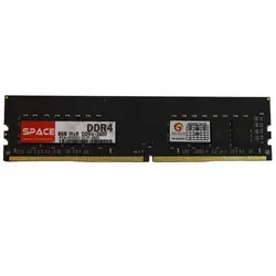 رم دسکتاپ DDR4 تک کاناله 2400 مگاهرتز اسپیس مدل CL17 ظرفیت 8 گیگابایت