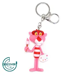 جاکلیدی عروسکي پلنگ صورتي