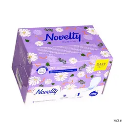 پد بهداشتی روزانه ناولتی مدل COTTON FEEL بسته 20 عددی