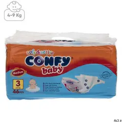 پوشک کودک کانفی سایز 3 بسته 46 عددی