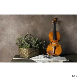 تابلو شاسی طرح ویولن و نت موسیقی کد 215