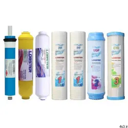 فیلتر دستگاه تصفیه کننده آب لابستر مدل LT42 مجموعه 6 عددی به همراه فیلتر فیلمتک مدل 75G