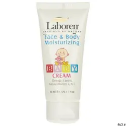 کرم مرطوب کننده صورت و بدن کودک لابورن مدل Baby حجم 50 میلی لیتر