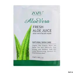 ماسک صورت زوزو مدل آلوئه ورا وزن 30 گرم
