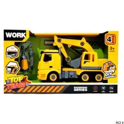 ماشین بازی طرح ماشین آلات راه سازی مدل Diy Assemble