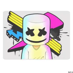 ماوس پد طرح دی جی مارشملو کد B117