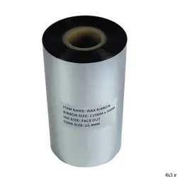 ریبون پرینتر لیبل زن مدل WAX 110mm x 300m