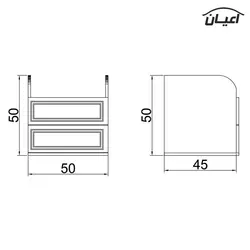 پاتختی مدل FH401 - اعیان