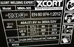 دستگاه جوش 300 آمپر ایکس کورت مدل MMA-305