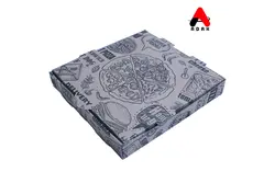 جعبه پیتزا مینی 20سانت چاپدار مقوایی (100 عددی)