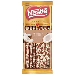 شکلات تخته ای شیری با طعم نارگیل نستله 80 گرمی