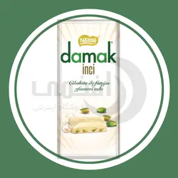 شکلات سفید پسته ای 70 گرم داماک Damak Inci