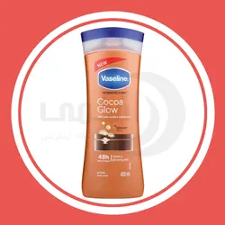 لوسیون درخشان کننده بدن وازلین حاوی کاکائو 400میل Vaseline Cocoa Glow