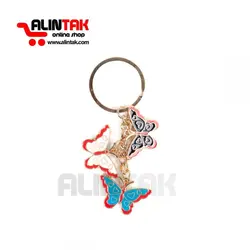جا کلیدی فلزی طرح پروانه رنگی کد BC1 - شرکت آلین تک نام ارس
