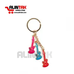 جا کلیدی فلزی طرح گیتار رنگی GR 1 - شرکت آلین تک نام ارس