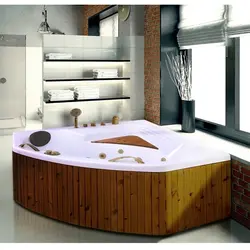 جکوزی سنی پلاستیک مدل آتلانتیک کنج ترمو وود (140در140)